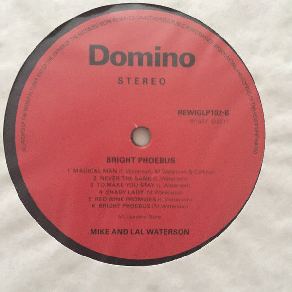 Image of Label Cover of LP - EX/EX - LAL & MIKE WATERSON, Bright Phoebus (Domino; REWIGLP102, Europe 2017 Reissue, Gatefold, Booklet, Unofficial Release), Seal opened instore, still in hype stickered shrinkwrap.,  - 3726264E