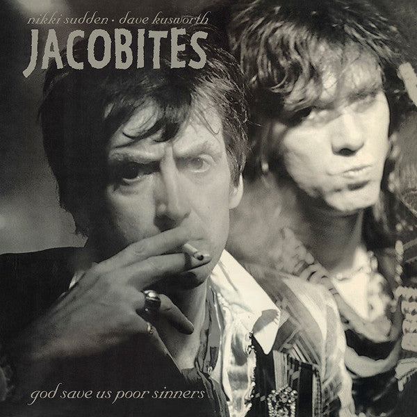 Image of Front Cover of LP - VG/EX - NIKKI SUDDEN & DAVE KUSWORTH, JACOBITES, God Save Us Poor Sinners (You Are The Cosmos; YATC43, Spain 2018 Reissue, Inner, With 7"), A few light indents to rear sleeve only. Strong VG sleeve, LP looks unplayed, 7" has light manufacture marks only,  - 3716207C