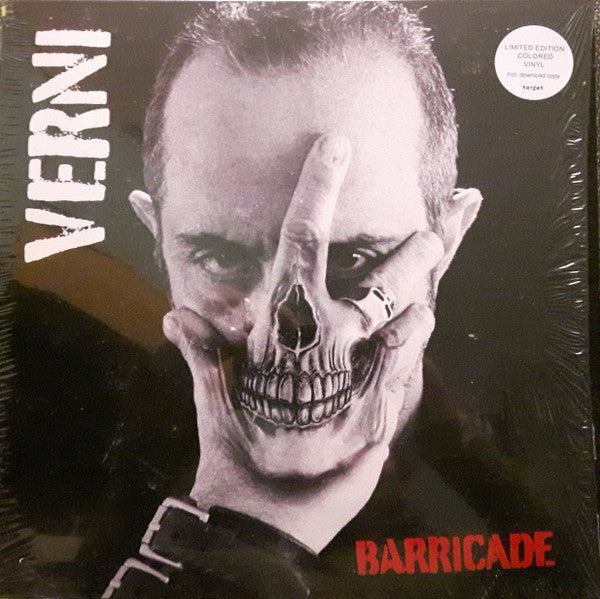 Image of Front Cover of LP - EX/EX - VERNI, Barricade (Mighty Music; PMZ273LP, Denmark 2018, White Vinyl, ex Overkill), Opened Instore, Still In Stickered Shrinkwrap,  - 3746370S