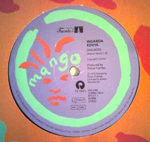 Image of Front Cover of 12" - VG+/VG - WGANDA KENYA / GRUPO KERUBE, Shalaode / La Chica De Los Ojos Cafe / Terapia Del Amor (Mango; 12 MNG 736, UK 1989, Company Sleeve), Light marks only,  - 3746396S