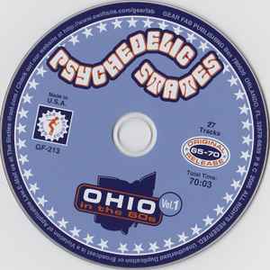 Image of Label Cover of CD - VG+/VG+ - VARIOUS, Psychedelic States: Ohio In The 60s Vol. 1 (Gear Fab Records; GF-213, US 2005, Jewel Case, Booklet), ,  - 3716354C