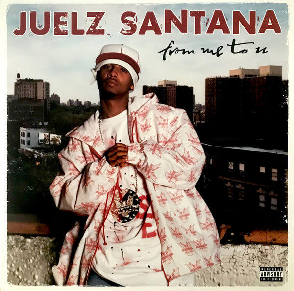 Image of Front Cover of 2xLP - VG/VG - JUELZ SANTANA, From Me To U (Roc-A-Fella Records; B0000142-01, US 2003), Sleeve has some splits / damage and small stain at top left,  - 3716346C