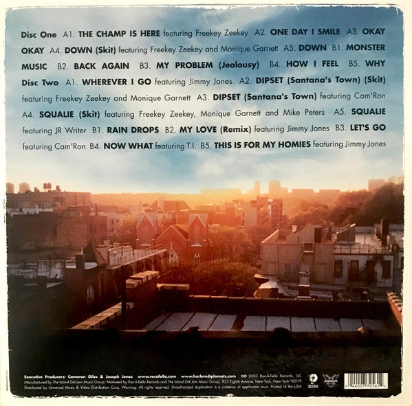 Image of Back Cover of 2xLP - VG/VG - JUELZ SANTANA, From Me To U (Roc-A-Fella Records; B0000142-01, US 2003), Sleeve has some splits / damage and small stain at top left,  - 3716346C