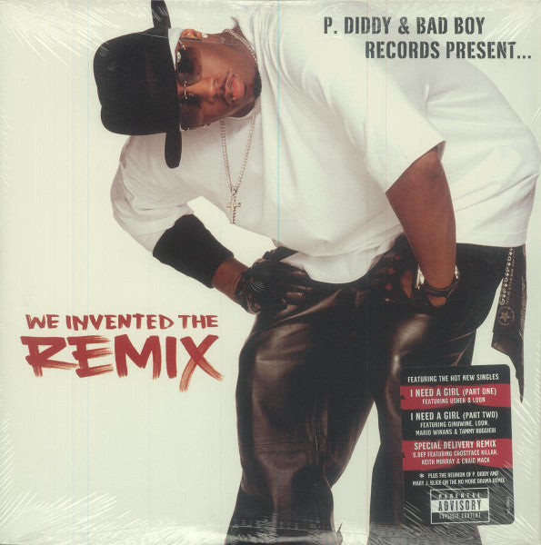 Image of Front Cover of LP - VG/VG+ - VARIOUS, P. Diddy & Bad Boy Records Present...We Invented The Remix (Bad Boy Entertainment; 78612-73062-1, US 2002), ,  - 3726389E