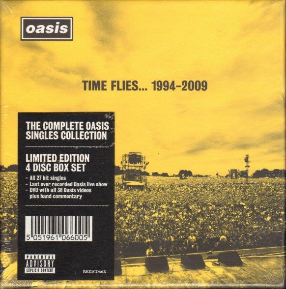 Image of Front Cover of 4xCD - VG+/VG+ - OASIS, Time Flies... 1994-2009 (Big Brother; RKIDCD66X, UK 2010, Box Set, Booklet), ,  - 3736074E