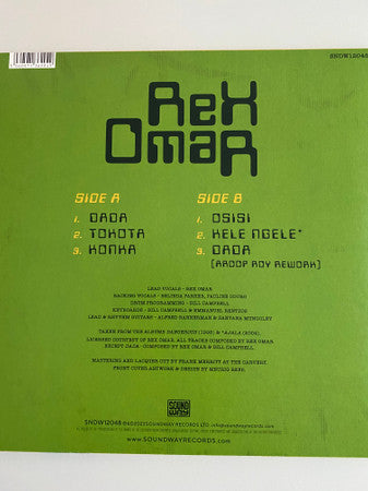 Image of Back Cover of 12" EP - VG/VG - REX OMAR, Rex Omar (Soundway; SNDW12048, UK 2023), Bumped corner on sleeve,  - 3716399C