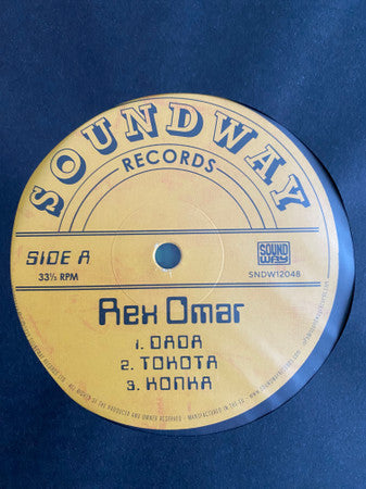 Image of Label Cover of 12" EP - VG/VG - REX OMAR, Rex Omar (Soundway; SNDW12048, UK 2023), Bumped corner on sleeve,  - 3716399C