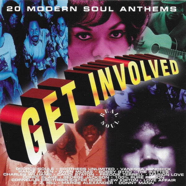 Image of Front Cover of CD - VG+/VG - VARIOUS, Get Involved (20 Modern Soul Anthems) (EMI; 96835 2, UK 1998, Jewel Case), ,  - 3716366C