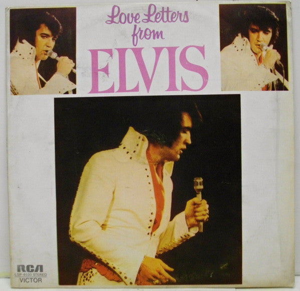 Image of Front Cover of LP - VG/VG - ELVIS PRESLEY, Love Letters From Elvis (RCA Victor; LSP-4530, Turkey 1971), Strong VG. Hairlines, small pressing defect on B4. Ring wear, light staining.,  - 3726376E
