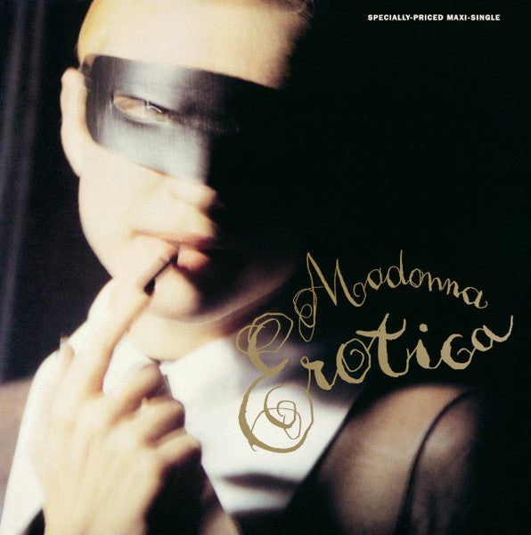 Image of Front Cover of 12" EP - VG/G+ - MADONNA, Erotica (Maverick; 9 40585-0, US 1992, remixes by William Orbit,  Kenny Dope Gonzalez & Louie Vega), Hairlines, couple of long light scratches on side2, sprial drawn on side1 label, edge & ring wear,  - 3746386S