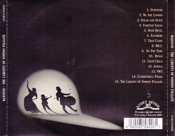 Image of Back Cover of 2xCD - VG+/EX - MADNESS, The Liberty Of Norton Folgate (Lucky Seven; LUCKY7003CDX, UK 2009, Slipcase, Booklet), ,  - 3736007E