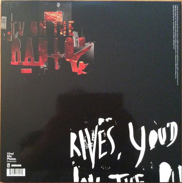 Image of Back Cover of 2xLP - VG+/VG+ - TV ON THE RADIO, Return To Cookie Mountain (Interscope Records  / Vinyl Me Please; B0028301-01, US 2018 Reissue, Gatefold, Booklet, NO Print, Brown Vinyl, NO Obi), ,  - 3746412S
