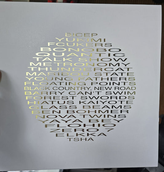 Image of Front Cover of 2xLP - EX/EX - VARIOUS, Ninja Tune & The Guild Of Music Supervisors Christmas Party 2024 @ 100 Club, Soho, London (Ninja Tune; ZENSYN001, UK & Ireland 2024), ,  - 3716419C
