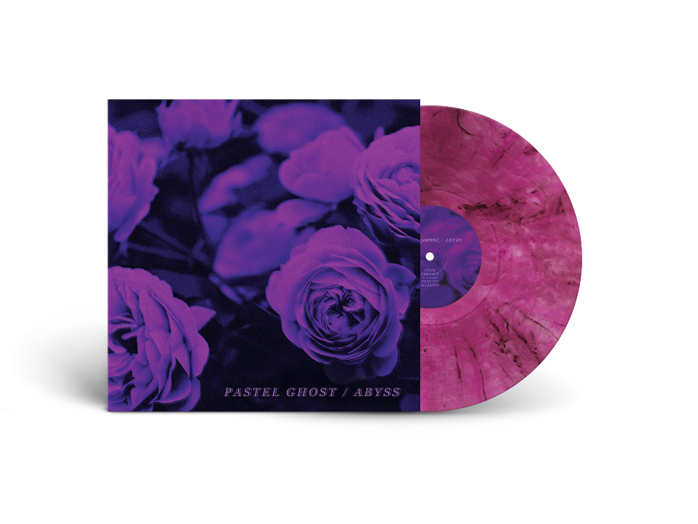 Image of Back Cover of LP - NEW/NEW - PASTEL GHOST, Abyss (Many Hats; PG1IEX, UK 2026 Reissue, Purple Smoke Vinyl), , Pastel Ghost’s debut album Abyss, containing her biggest song “Dark Beach”. Both haunting and hypnotic, the album captures a sense of weightless melanocholy, pulling listeners in to a world that feels at once intimate and otherworldly. - 9413908C
