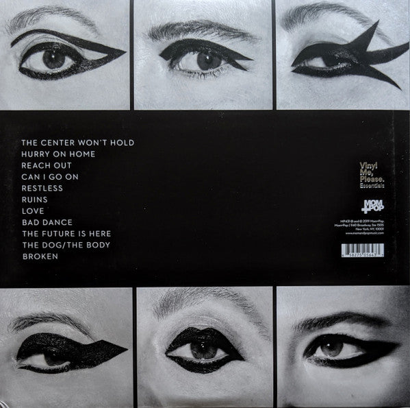 Image of Back Cover of LP - VG+/VG+ - SLEATER-KINNEY, The Center Won't Hold (Mom + Pop / Vinyl Me Please; MP431, US 2019, Foil Stamped Pasteback Gatefold, Inner, NO Print, 2 Stickers, 180 Gram Red Vinyl, NO Obi), ,  - 3746476S