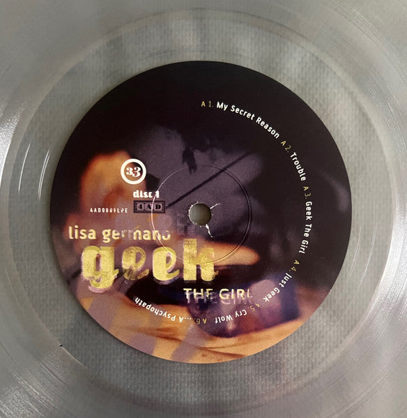 Image of Label Cover of 2xLP - VG+/VG+ - LISA GERMANO, Geek The Girl (30th Anniversary Edition) (4AD; 4AD0809LPE, Worldwide 2025 Reissue, 2 Inners, Clear Vinyl), ,  - 3746477S