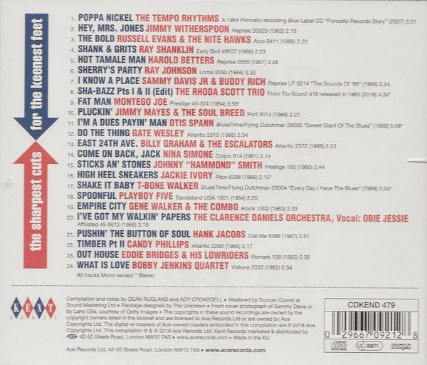 Image of Back Cover of CD - VG+/VG+ - VARIOUS, Mod Jazz Rides Again (Kent Dance; CDKEND 479, UK 2018, Jewel Case), ,  - 3716454C