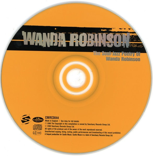Image of Label Cover of CD - /VG+ - WANDA ROBINSON, The Soul-Jazz Poetry Of Wanda Robinson (Castle Music; CMRCD 084, UK 2000, Jewel Case), ,  - 3716456C