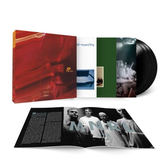Image of Front Cover of 3xLP - NEW/NEW - MINERAL, Might As Well Be Here (Numero Group; NUM234LP, US 2026 Reissue, Black Vinyl), , "The complete Crank!-era recordings of seminal Texas not-emo quartet Mineral are here. Gathered across three LPs are replicas of 1996’s T he Power of F ailing, swan song sophomore effort EndSerenading, plus …And What Remains—a new collection of singles and demos. Nina Corcoran’s in-depth notes untangle the complicated history of second wave’s avoidant middle brother, all illustra