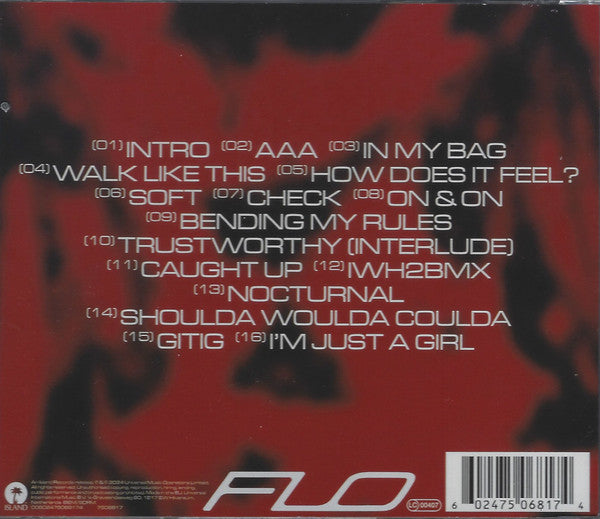 Image of Back Cover of CD - VG+/VG+ - FLO (, Access All Areas (Island Records; 00602475068174, Worldwide 2024, D2C Edition), Opened Instore,  - 3756194S