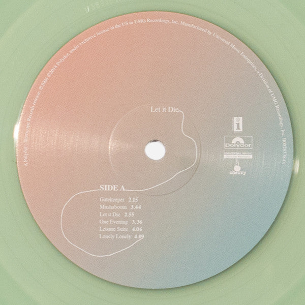 Image of Label Cover of LP - VG+/VG+ - FEIST, Let It Die (Interscope / Vinyl Me Please; B0028538-01, US 2018 Reissue, Gatefold with Alternate Artwork, Inner, NO Print, 180 Gram Seafoam Green Vinyl, NO Obi), ,  - 3746485S