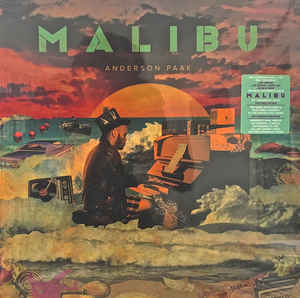 Image of Front Cover of 2xLP - VG+/VG+ - ANDERSON .PAAK, Malibu (OBE  ; SW234223, Europe 2016, No Insert, 180g Vinyl), Corner crease.,  - 3746521S