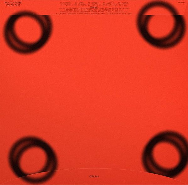 Image of Back Cover of LP - VG+/VG+ - RUUTU POISS, Palav Aed (Wake Dream; WADR002, Netherlands 2021, Flipback Sleeve, Black Inner), ,  - 3746522S