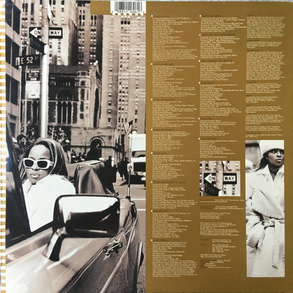 Image of Back Cover of 4514351C: 2xLP - MARY J. BLIGE, Share My World (MCA Records ; MCA2-11606, US 1997, Picture Sleeve) A few light creases on sleeve. Also spine slightly pinched in places  VG/VG+