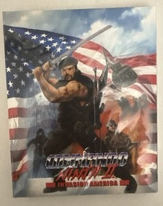 Image of Front Cover of Blu-Ray - VG+/VG+ - BENJAMIN COMBES, Commando Ninja II: Invasion America (; ETRM039, UK 2025, Slipcase), ,  - 3736147E