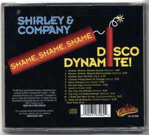 Image of Back Cover of CD - VG+/VG - SHIRLEY & COMPANY, Shame Shame Shame (Collectables; COL-CD-6306, US 1998, Jewel Case), ,  - 3736010E