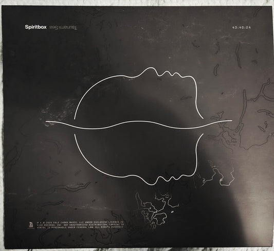 Image of Front Cover of LP - VG+/VG+ - SPIRITBOX, Tsunami Sea (Pale Chord Music, LLC; Rise 549-16, UK & US 2025, Glossy Sleeve, Booklet & Inner, 'White & Grey Smush' Vinyl), ,  - 3726381E
