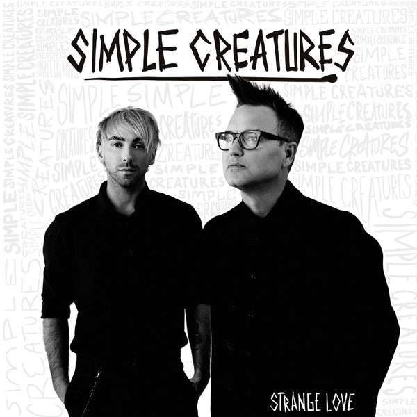 Image of Front Cover of LP - VG+/VG+ - SIMPLE CREATURES, Strange Love (BMG; 538480221, UK 2019, Embossed Sleeve, Inner, White w/ Black Splatter Vinyl), ,  - 3726380E