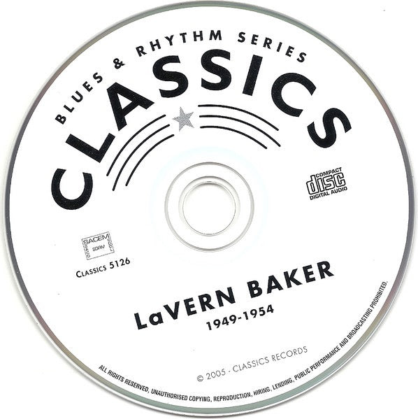 Image of Label Cover of CD - VG+/VG+ - LAVERN BAKER, The Chronological LaVern Baker 1949-1954 (Classics ; CLASSICS 5126, France 2005, Jewel Case), ,  - 3816006C