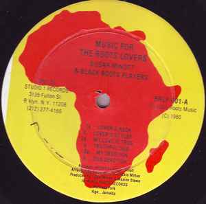 Image of Front Cover of LP - /VG - SUGAR MINOTT & BLACK ROOTS PLAYERS, Music For The Roots Lovers (Black Roots; BRLP-001, US ), Marks on either side of disc, but the record plays really well. Light crackle ,  - 3846032S