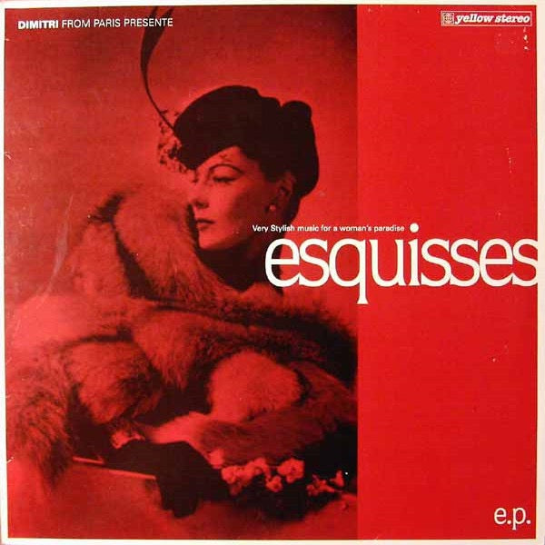 Image of Front Cover of 12" - VG+/VG+ - DIMITRI FROM PARIS, Esquisses (Yellow Productions; YP 008 M, France 1995, Picture Sleeve), ,  - 3816014C