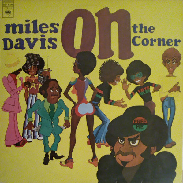 Image of Front Cover of LP - VG/VG+ - MILES DAVIS, On The Corner (CBS Sunburst; 85549, Netherlands 1980s Reissue), ,  - 3826026E
