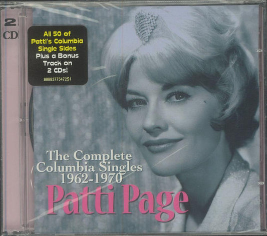 Image of Front Cover of 2xCD - VG+/VG+ - PATTI PAGE, The Complete Columbia Singles 1962-1970 (Real Gone Music; RGM-0189, US 2013, Jewel Case), ,  - 3736011E