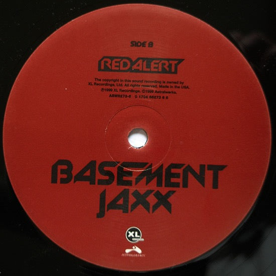 Image of Label Cover of 12" - VG/VG - BASEMENT JAXX, Red Alert (Astralwerks; ASW6273-6, US 1999, Picture Sleeve), Light marks and hairlines.,  - 3816023C