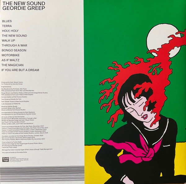 Image of Back Cover of 2xLP - VG+/VG+ - GEORDIE GREEP, The New Sound (Rough Trade; RT0499LP2, Worldwide 2024, Alternative Artwork Gatefold, 2 Inners, Black Midi), Still In Opened Shrinkwrap With Hype Sticker,  - 3846024S