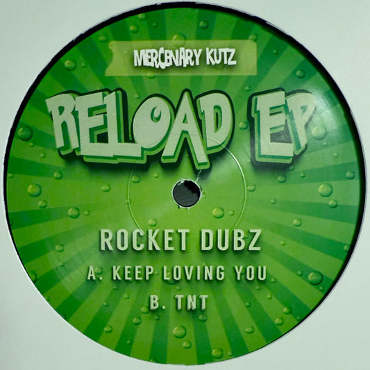 Image of Front Cover of 12" - /VG - ROCKET DUBZ, Reload EP (Mercenary Kutz; MK021, UK 2025), light marks only,  - 3846088S