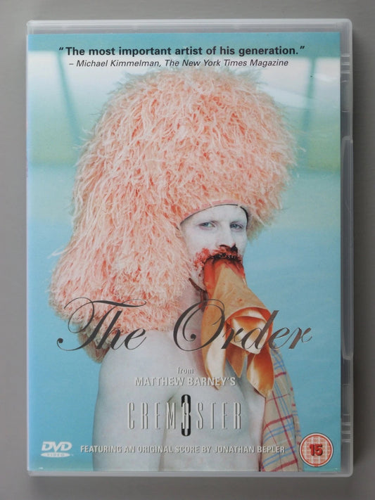 Image of Front Cover of DVD - VG+/VG+ - MATTHEW BARNEY, The Order (Palm Pictures; PALMD3074, UK 2003), ,  - 3836020E