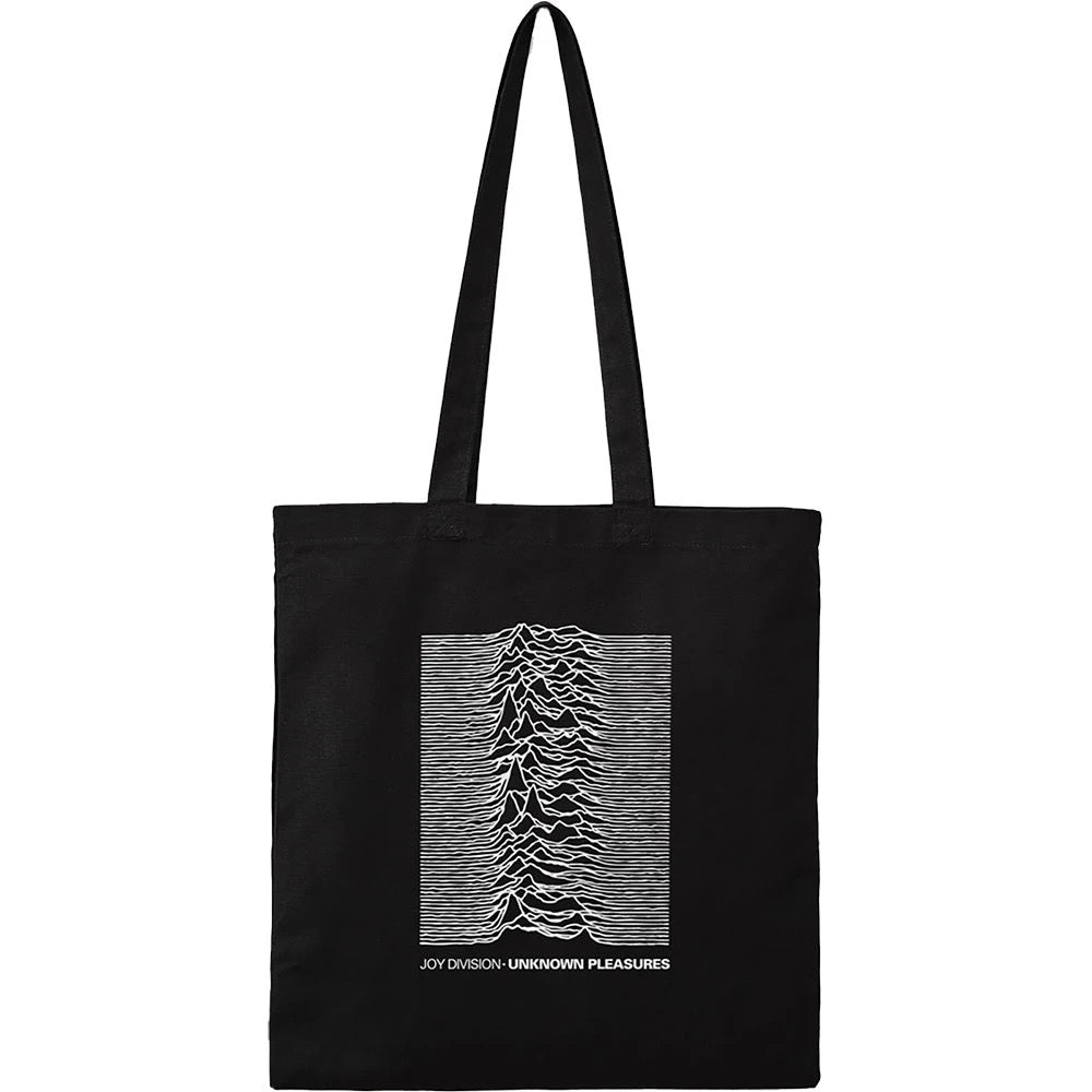 Image of Front Cover of Accessories - NEW/NEW - JOY DIVISION, Unknown Pleasures Tote Bag (,  ), ,  - 3856012S