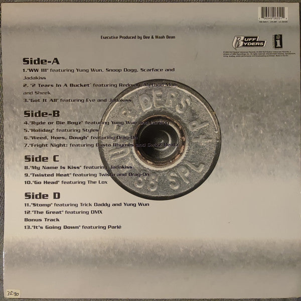 Image of Back Cover of LP - VG/VG - VARIOUS, Ryde Or Die Vol 2 (Ruff Ryders) (Interscope; , US , Insert), SWOL ,  - 3826052E