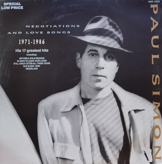 Image of Front Cover of 2xLP - VG/VG - PAUL SIMON, Negotiations And Love Songs (1971-1986) (Warner Bros. Records; WBD 11632, South Africa 1988, 2 Inners), Light marks, edge & ring wear,  - 3846030S