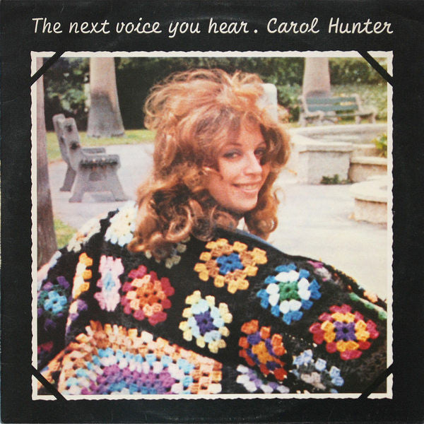 Image of Front Cover of LP - VG/VG+ - CAROL HUNTER, The Next Voice You Hear (Purple Records; TPS 3503, UK 1973), Sleeve has edgewear and prominent ringwear.,  - 3826044E