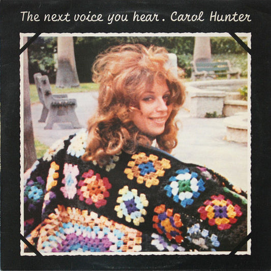 Image of Front Cover of LP - VG/VG+ - CAROL HUNTER, The Next Voice You Hear (Purple Records; TPS 3503, UK 1973), Sleeve has edgewear and prominent ringwear.,  - 3826044E