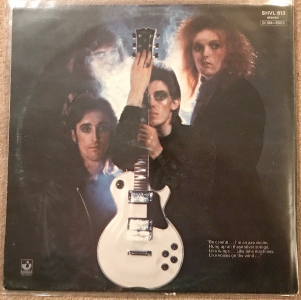 Image of Back Cover of LP - VG/VG+ - BE-BOP DELUXE, Axe Victim (Harvest Green, EMI On Rim, EMI Box; SHVL 813, UK 1974, Gatefold, EMI Press), ,  - 3726355E