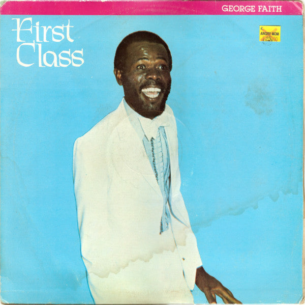 Image of Front Cover of LP - VG/G+ - GEORGE FAITH, First Class (Top Rank; none, Jamaica 1986), Light marks only, plays G+/VG,  - 3846073S