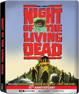 Image of Front Cover of 2xBlu-Ray - VG+/VG+ - GEORGE ROMERO, Night of the Living Dead (Sony Pictures; , Europe , Steelbook, 4K HD 35th Anniversary Edition, All Regions), ,  - 3836076E