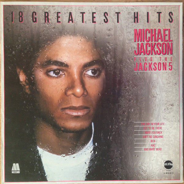 Image of Front Cover of LP - VG/VG - MICHAEL JACKSON PLUS THE JACKSON 5, 18 Greatest Hits (Telstar; STAR 2232, UK 1983), ,  - 3826066E